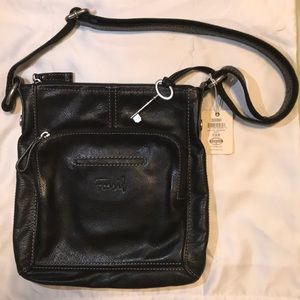 Fossil Hanover Crossbody - Black (BRAND NEW)
